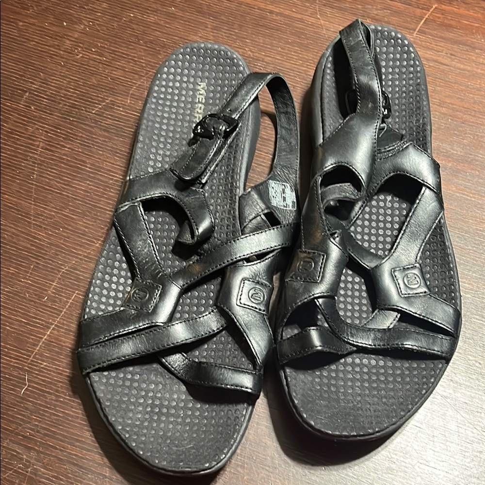Merrell Black Sandals Adjustable size 10